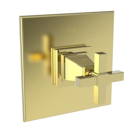 Newport Brass Shower Trim Plate W/ Handle. Less Showerhead, Arm And Flange, Brass 4-3154BP-03N